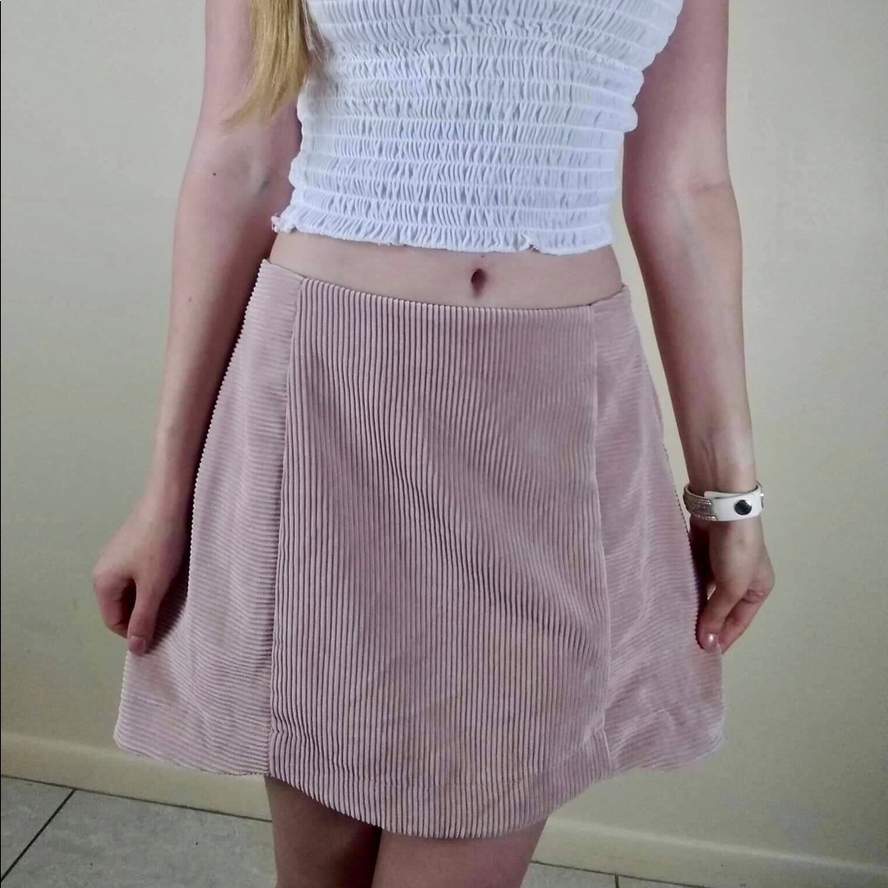 Pastel Petal Mini Skirt